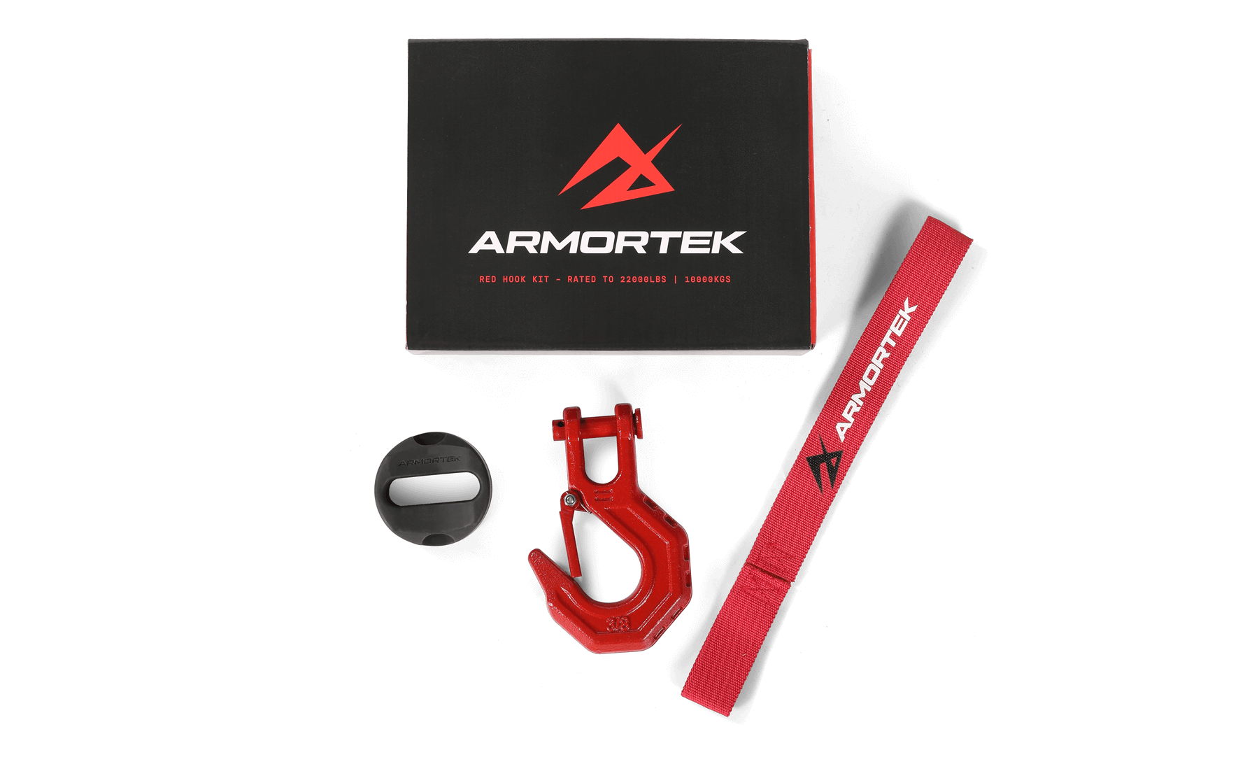 Armortek Red Hook Kit für 8 bis 11 mm Seil - MBL 10.000 kg