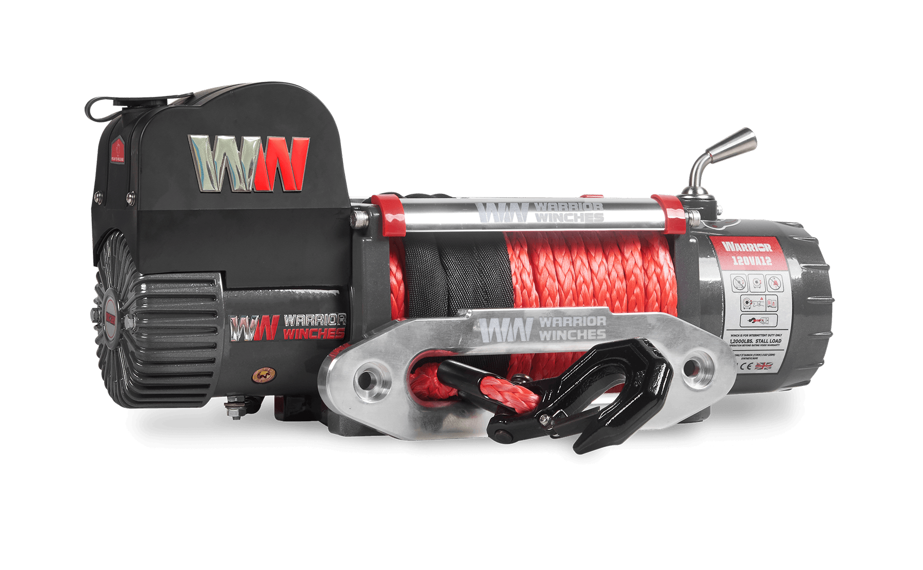 Samurai 12000 Elektrowinde – 12-V-Kunststoffseil