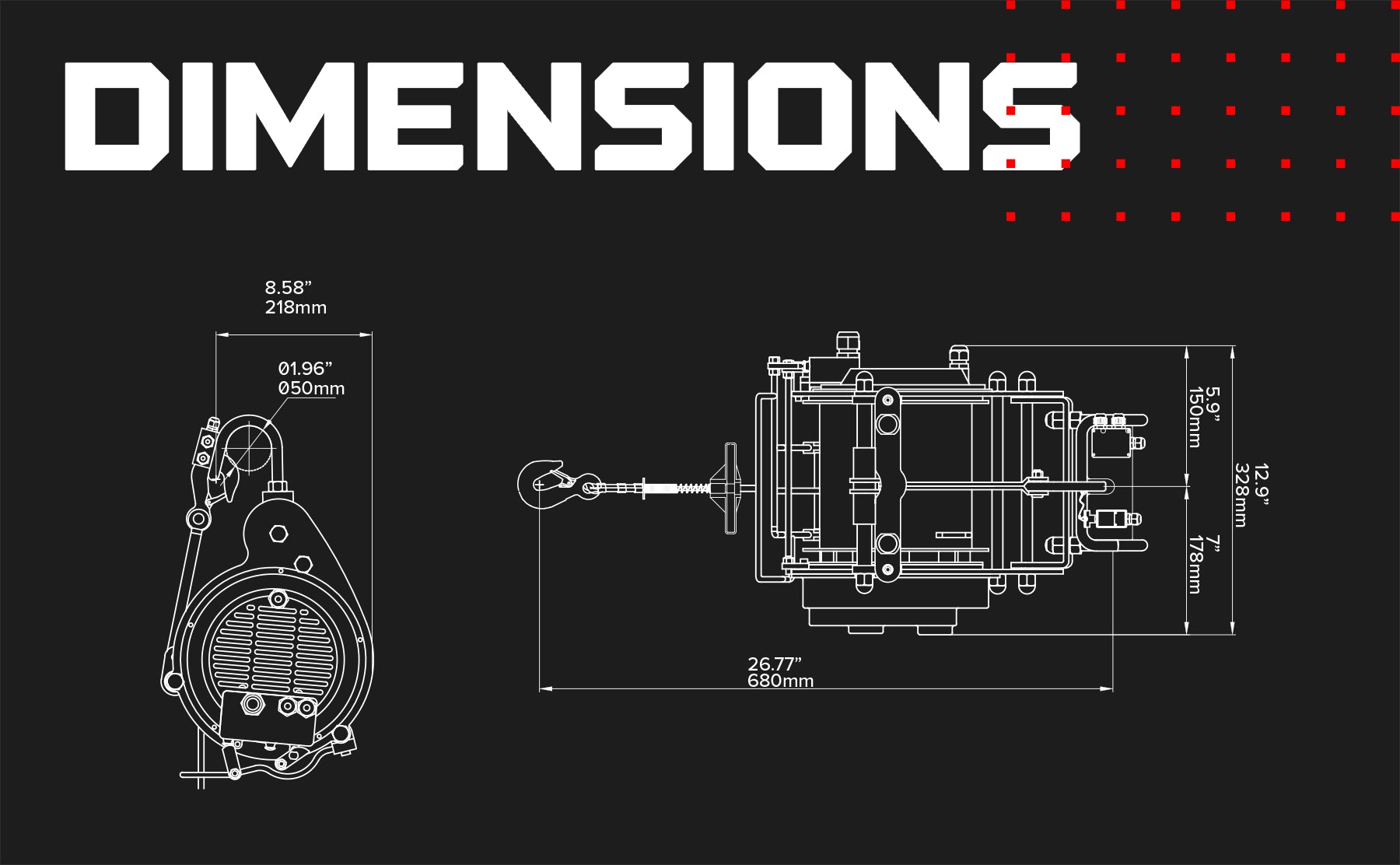 Warrior Gerüstaufzug 800 kg – 110-V-Funkfernbedienung