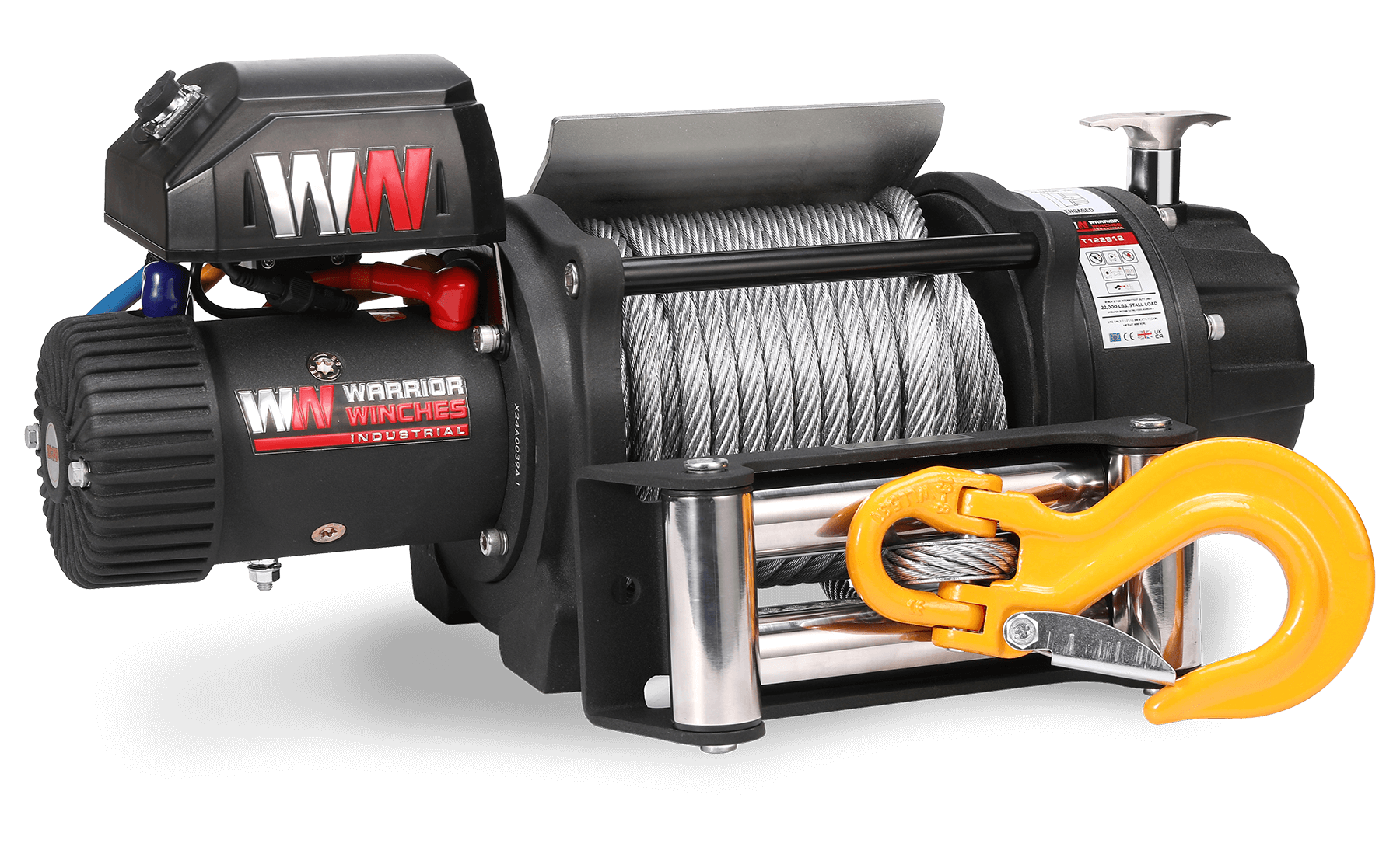 Elektrische Seilwinde T1000 22000 – 24 V Stahlseil