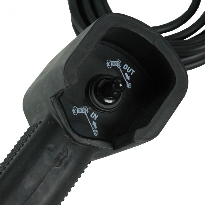 Warrior Hand Held Wired Remote - 4 Pin Metal Plug - Rubber switch