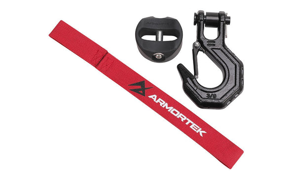 Armortek Black Hook Kit für 8 bis 11 mm Seil - MBL 10.000 kg