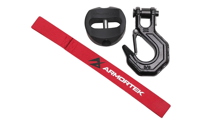 Armortek Black Hook Kit für 12 bis 13 mm Seil - MBL 10.000 kg