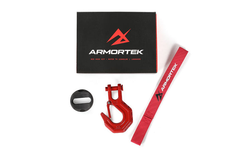 Armortek Red Hook Kit für 8 bis 11 mm Seil - MBL 10.000 kg