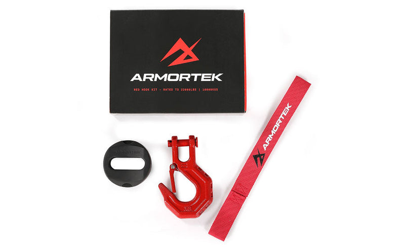 Armortek Red Hook Kit für 12 bis 13 mm Seil - MBL 10.000 kg