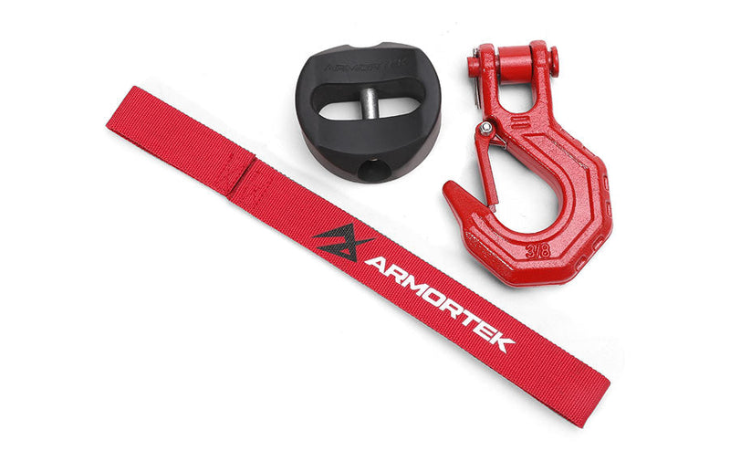 Armortek Red Hook Kit für 12 bis 13 mm Seil - MBL 10.000 kg