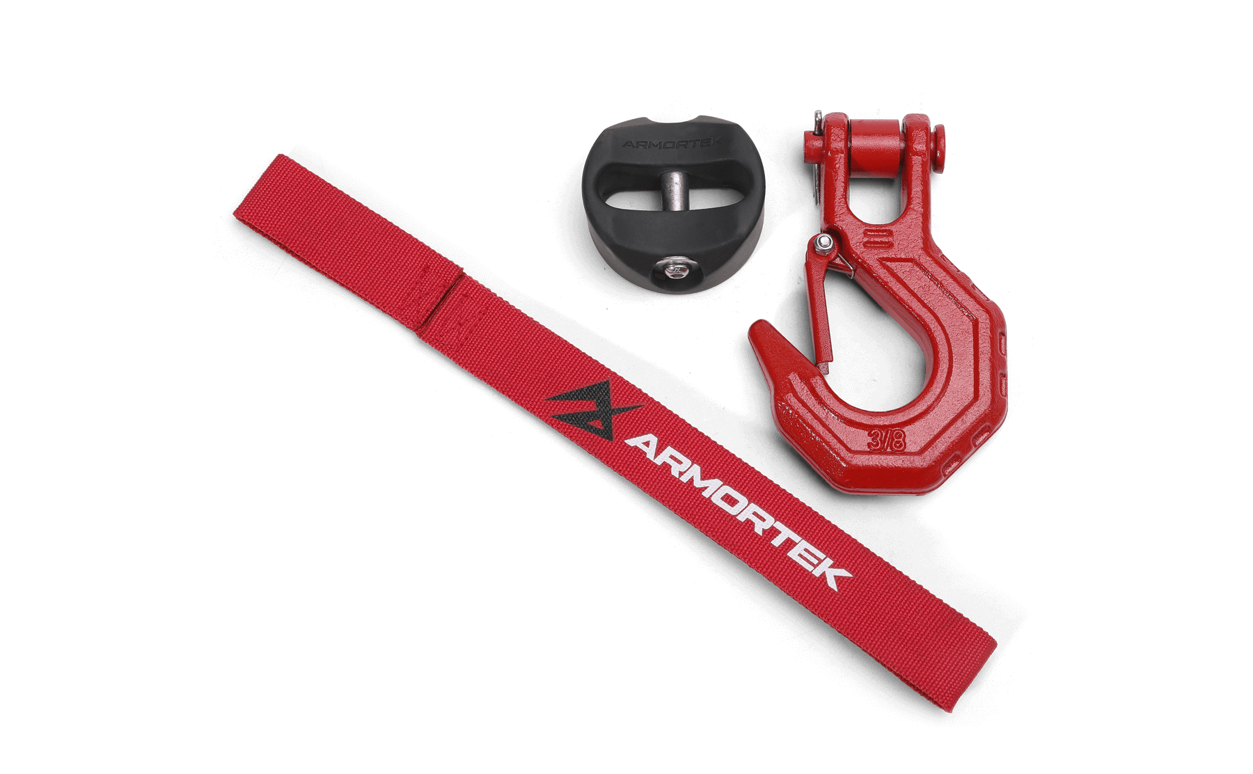 Armortek Red Hook Kit für 8 bis 11 mm Seil - MBL 10.000 kg