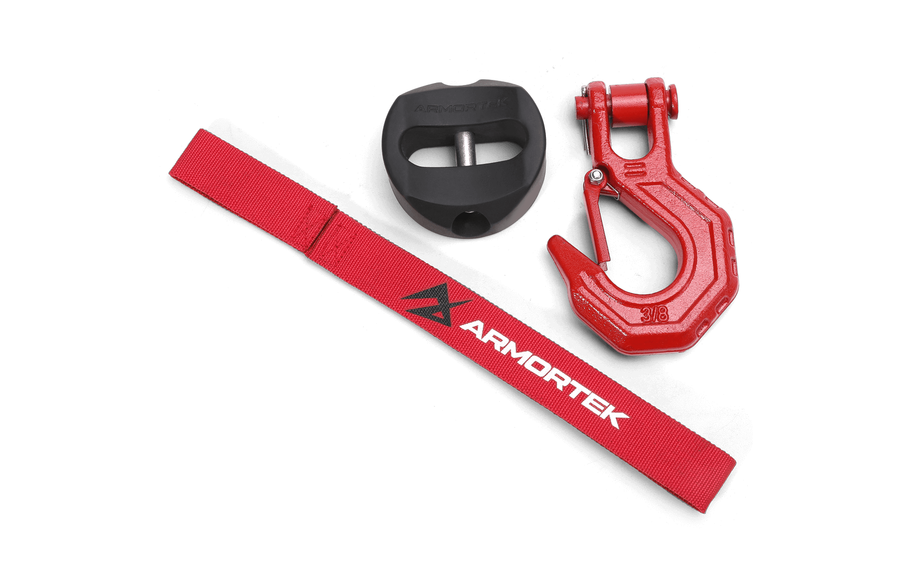 Armortek Red Hook Kit für 12 bis 13 mm Seil - MBL 10.000 kg