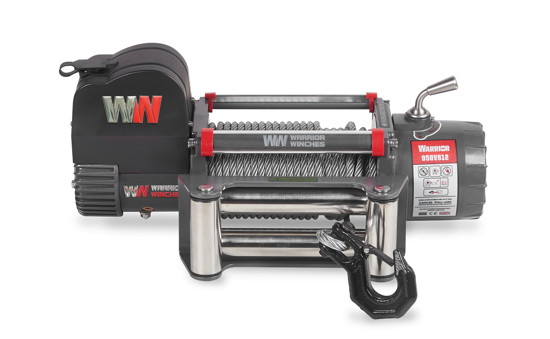 Samurai 8000 Elektrowinde – 12-V-Stahlseil