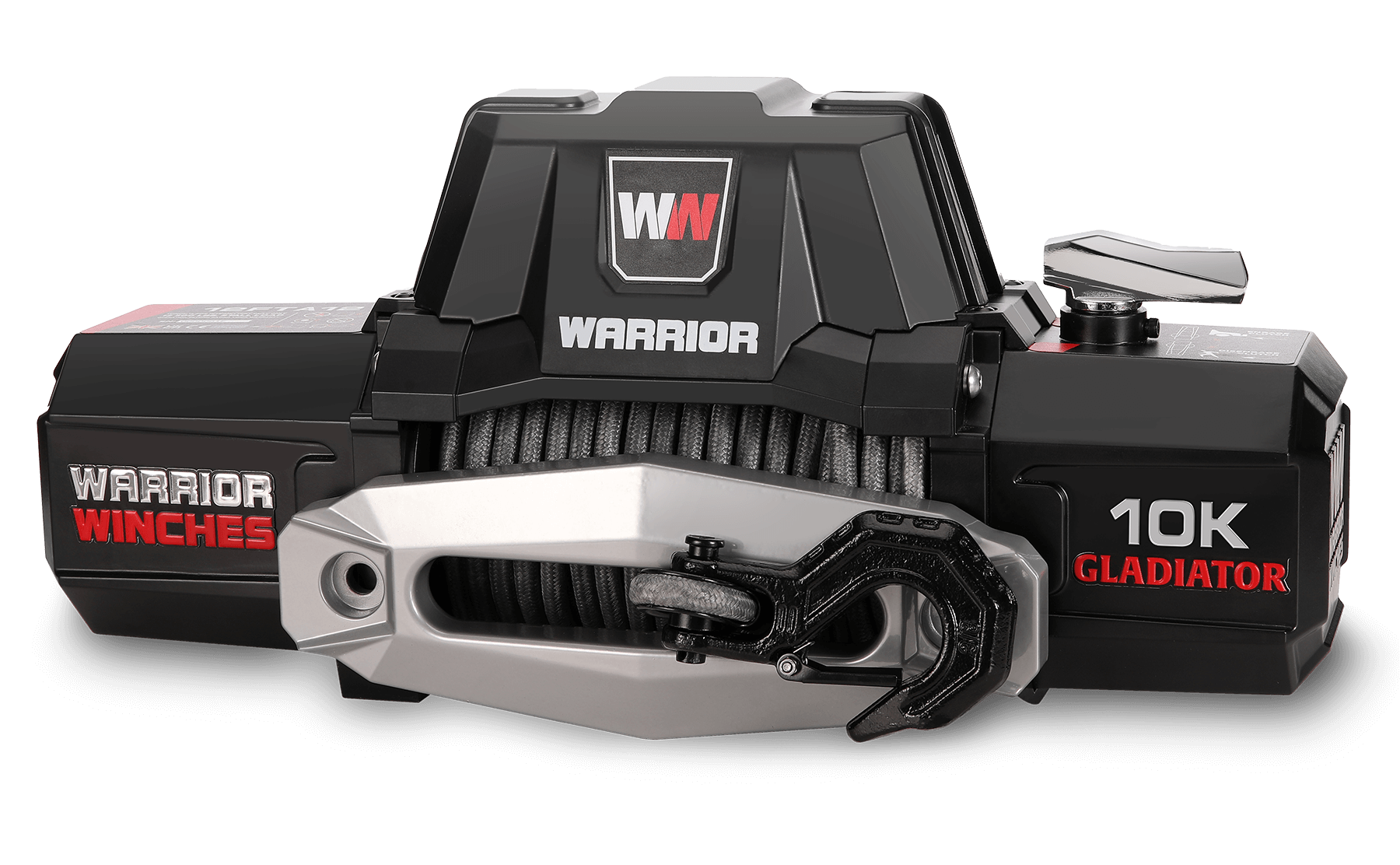 Gladiator F-Type 10000 Elektrowinde – 12-V-Kunststoffseil