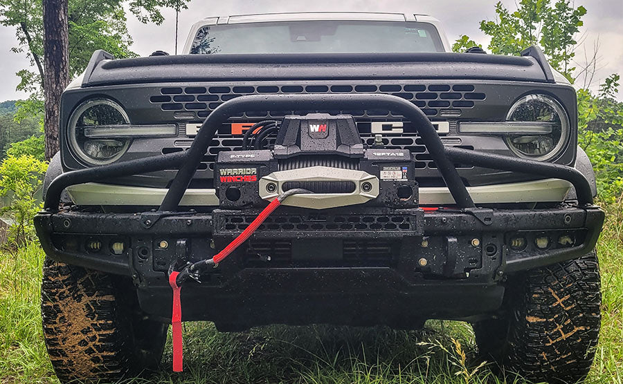 Gladiator F-Type 12500 Elektrowinde – 12-V-Kunststoffseil