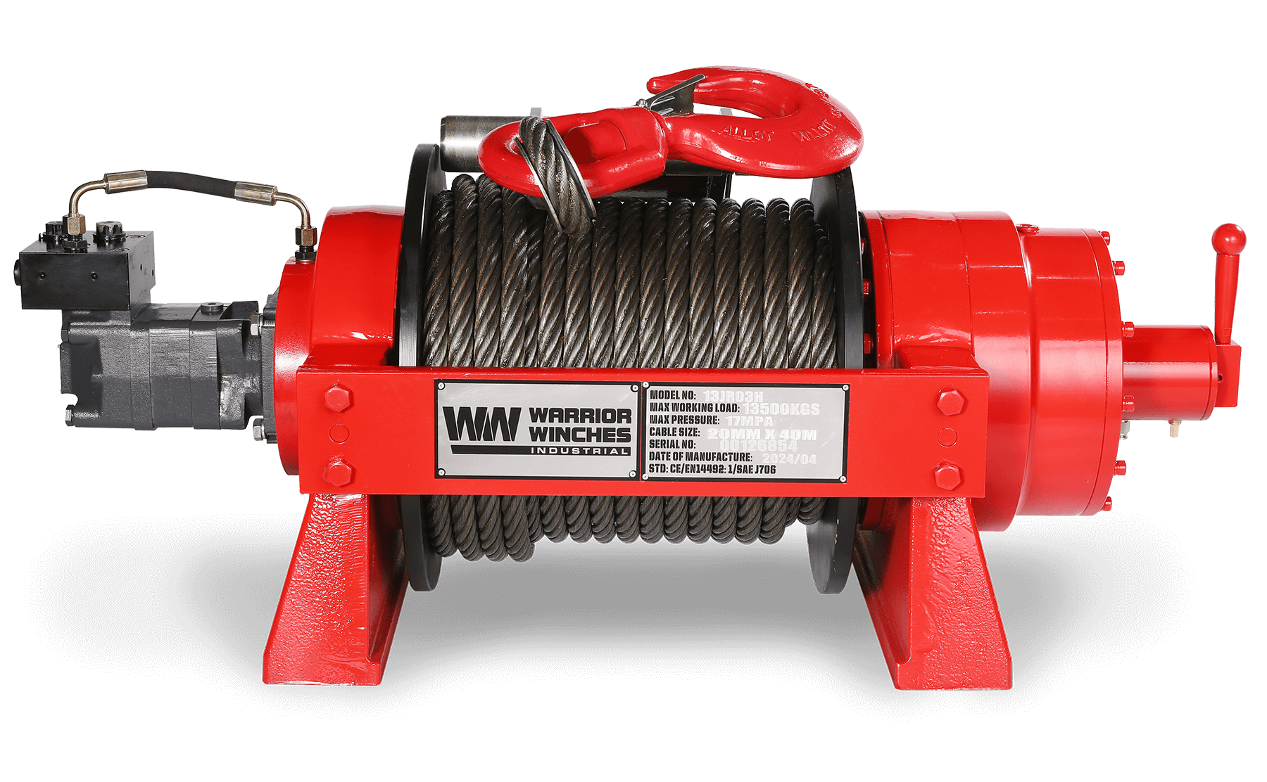 JR 13 Tonnen industrielle hydraulische Winde