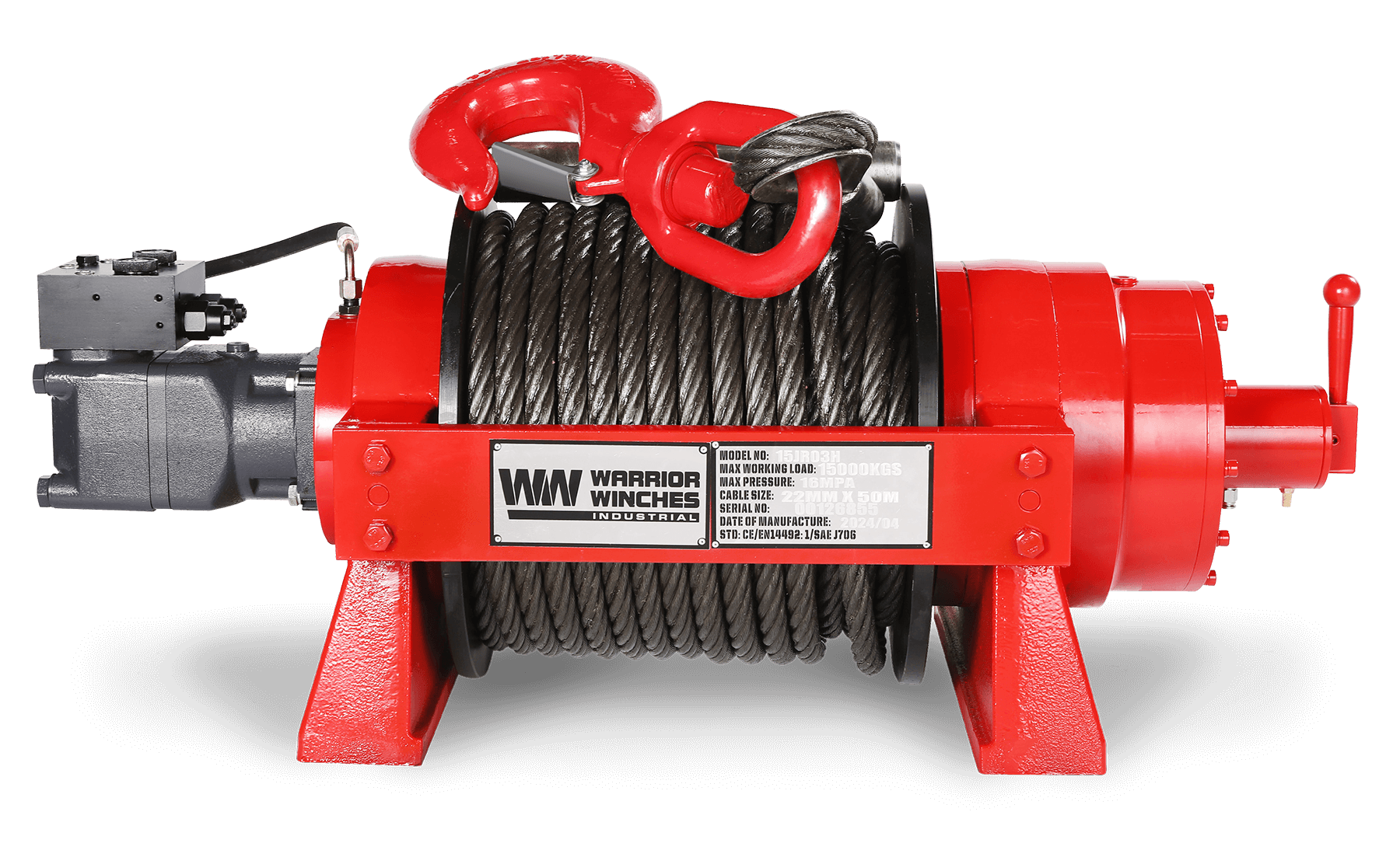 JR 15 Tonnen industrielle hydraulische Winde