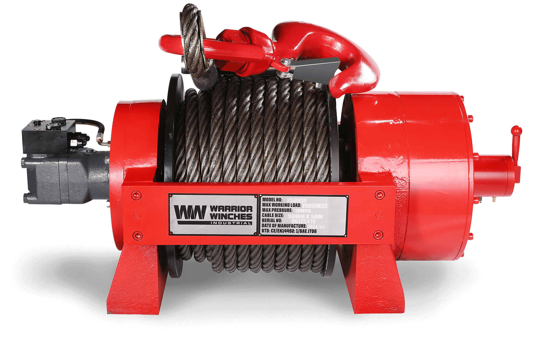 JR 25 Tonnen industrielle hydraulische Winde