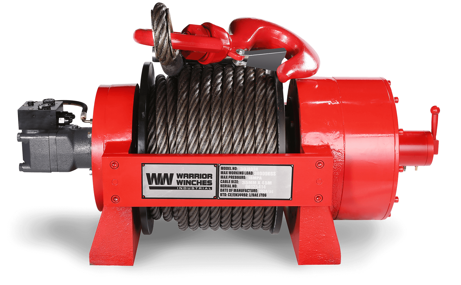 JR 30 Tonnen industrielle hydraulische Winde