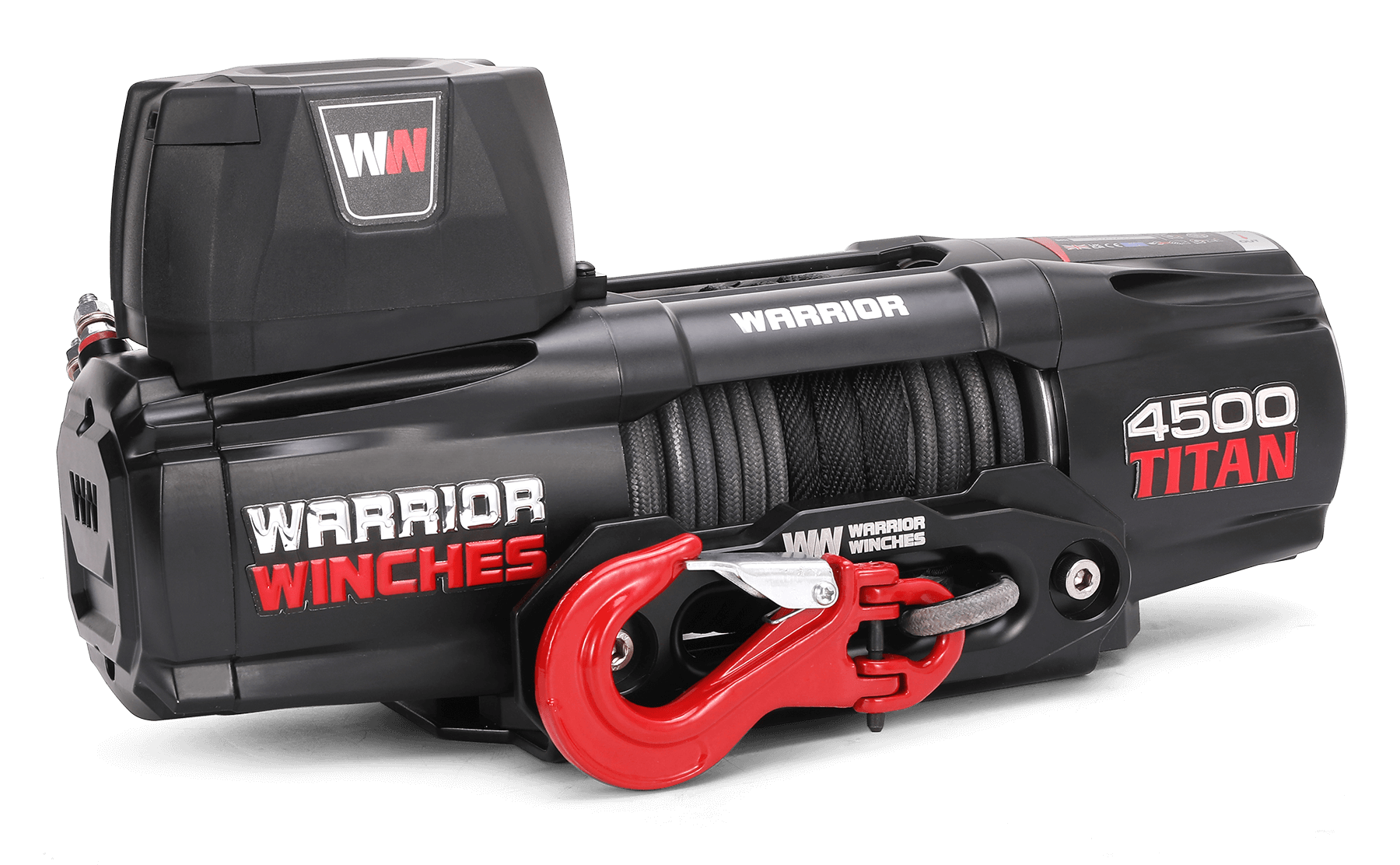 Elektrische Seilwinde Titan 4500 – 12 V, Synthetikseil