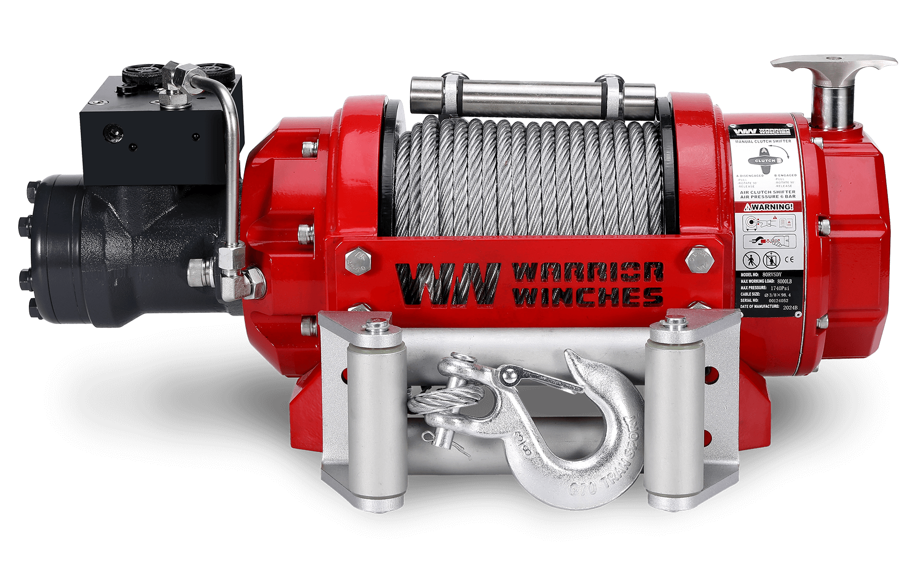 Hydraulische Kurztrommelwinde RV 8000