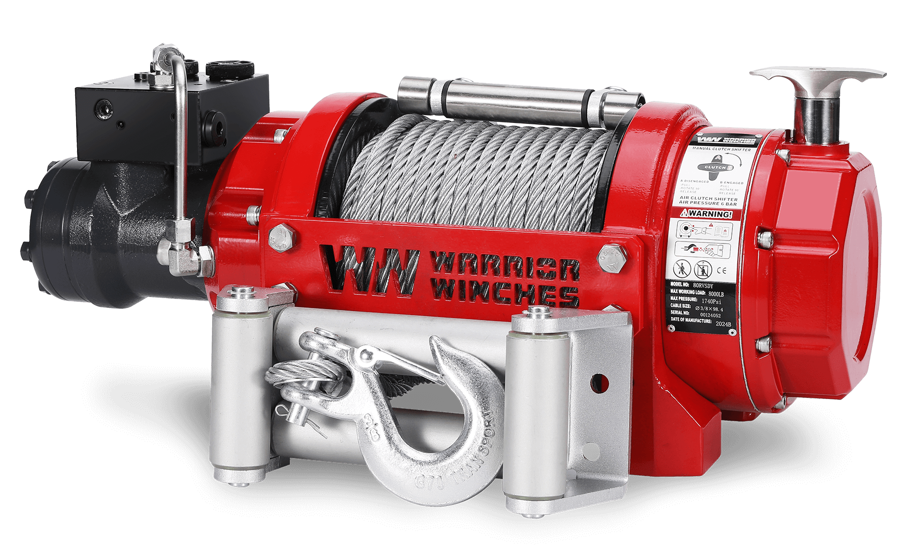 Hydraulische Kurztrommelwinde RV 8000