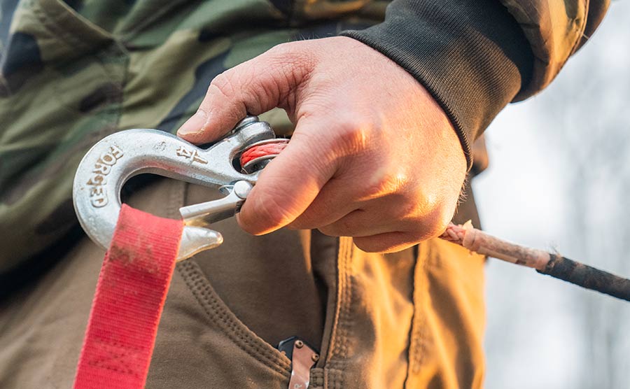 Ninja 2000 Elektrowinde – 24-V-Kunststoffseil