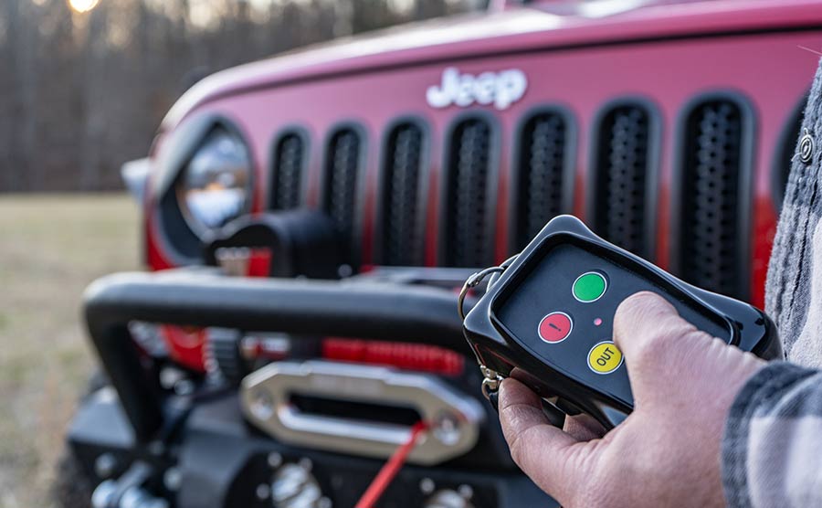 Samurai 8000 Elektrowinde – 12-V-Kunststoffseil