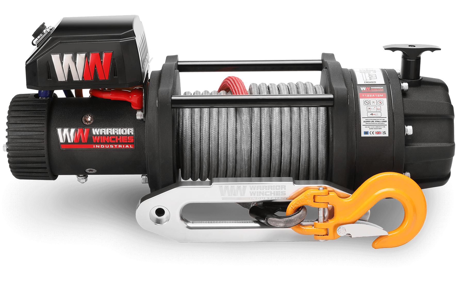 Elektrische Seilwinde T1000 22000 – 24 V, Synthetikseil