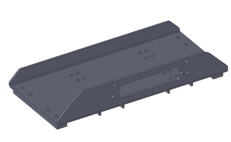 Overview of Installation plate - EN 8000 Long Drum Winches