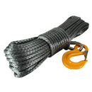 Warrior Black Edition Synthetic Winch Rope 10mm x 30m
